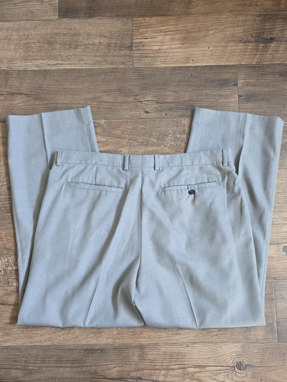 Banana Republic Light Gray Dress Pants - Classic Tailored Trousers, Modern Fit
